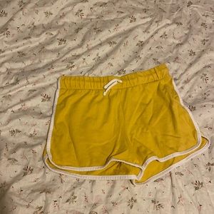 Yellow shorts